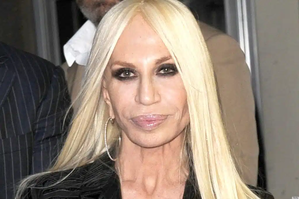 Donatella Versace (sa taille, son poids) qui est son mari